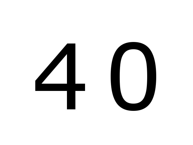 40 