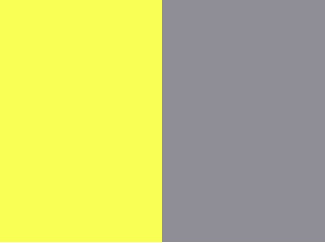 Jaune/Gris acier