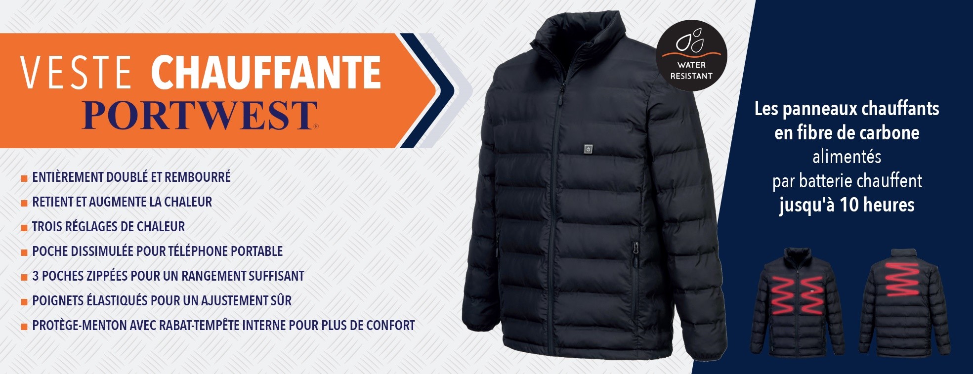 VESTE CHAUFFANTE S547